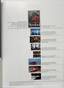1986 Symbol International Magazine Number 17 Winter - Ferrari Rolls-Royce Riva