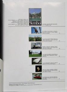 1987 Symbol International Magazine Number 18 Summer - Ferrari Rolls-Royce Riva