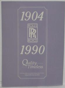 1989 Queste Magazine - Issue Fourteen - Rolls-Royce & Bentley Owners Supporters