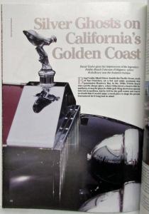 1991 Queste Magazine - Issue Twenty - Rolls-Royce & Bentley Owners Supporters