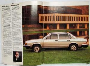 1979 Audi 5000 Large Sales Brochure