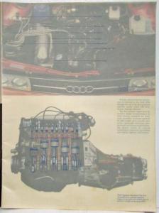 1979 Audi 5000 Large Sales Brochure