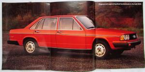 1979 Audi 5000 Large Sales Brochure