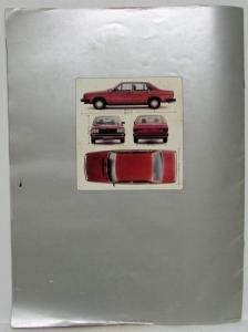 1979 Audi 5000 Large Sales Brochure