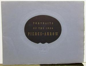 1936 Pierce Arrow Sales Brochure Twelve Eight Original 1601 1602 1603