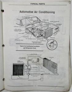 1968-1978 GM Factory Air Conditioning Parts List Book - A/C Chevrolet Pontiac