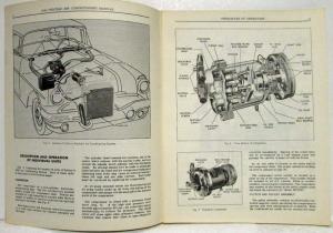 1956 Pontiac V8 Air Conditioning Service Shop Repair Manual - A/C