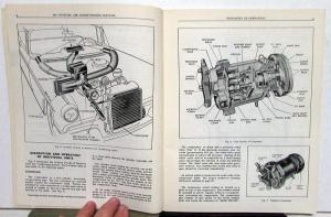 1957 Pontiac V8 Air Conditioning Service Shop Repair Manual - A/C