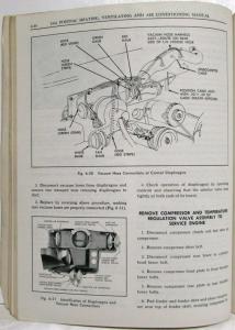 1961 Pontiac and Tempest Heating Ventilation & A/C Service Shop Manual - HVAC