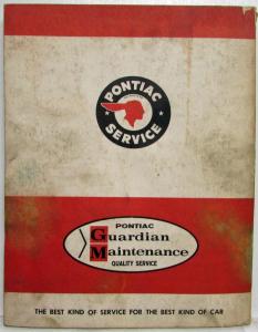 1962 Pontiac and Tempest Heating Ventilation & A/C Service Shop Manual - HVAC
