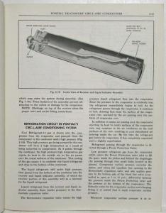 1963 Pontiac and Tempest Air Conditioning Service Shop Manual - A/C