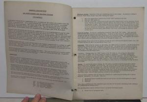 1959 Chrysler Air Conditioning Servicing Instructions Shop Manual - A/C