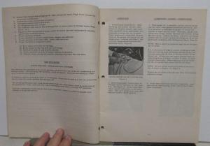 1959 Chrysler Air Conditioning Servicing Instructions Shop Manual - A/C