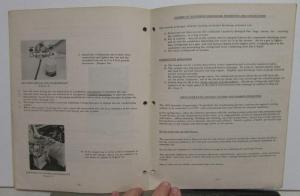 1959 Chrysler Air Conditioning Servicing Instructions Shop Manual - A/C