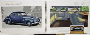 1939 Packard Super 8 Sales Brochure Catalog Touring Sedan Limousine Convertible