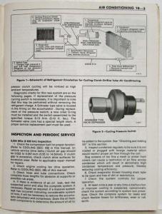 1979 GM Medium & Heavy Duty Truck CCOT Air Conditioning Service Shop Manual A/C