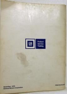 1979 GM Medium & Heavy Duty Truck CCOT Air Conditioning Service Shop Manual A/C