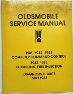 1981 1982 1983 Oldsmobile Service Diagnostic Charts Manual CCC EFI - May 83 Ver