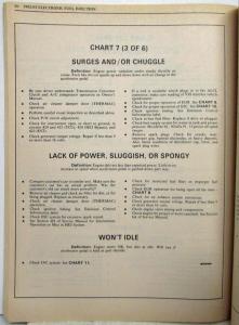 1981 1982 1983 Oldsmobile Service Diagnostic Charts Manual CCC EFI - Jan 84 Ver