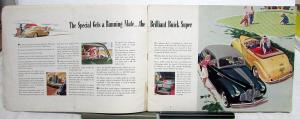 1940 Buick 8 Series 70 60 50 40 Prestige Color Sales Brochure Catalog Original