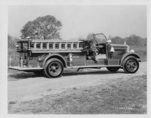 1936 Mack Fire Truck Press Photo 0302