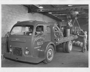 1949 White 3016 Truck Press Photo 0165 - REX Chain Belt Co - Milwaukee WI