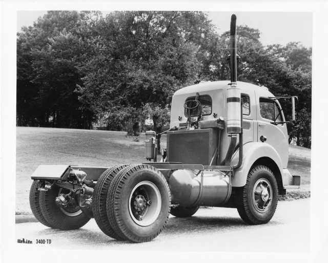 1950s White 3400-TD Truck Press Photo 0174