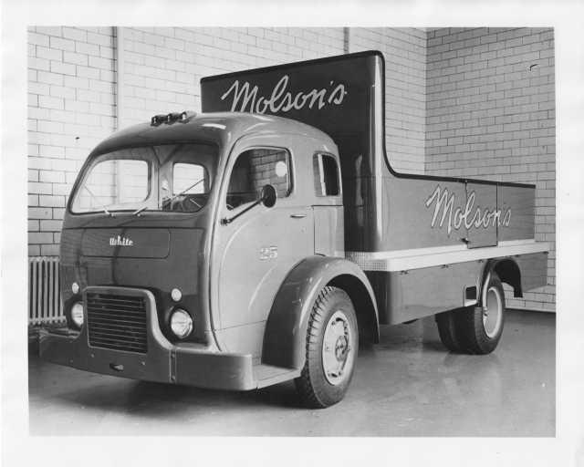 1949 White 3000 Series Truck Press Photo 0182 - Molsons