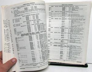 1953 1958 1965 1969 1971 1978  53-78 Chevrolet Corvette Parts Book Catalog Orig