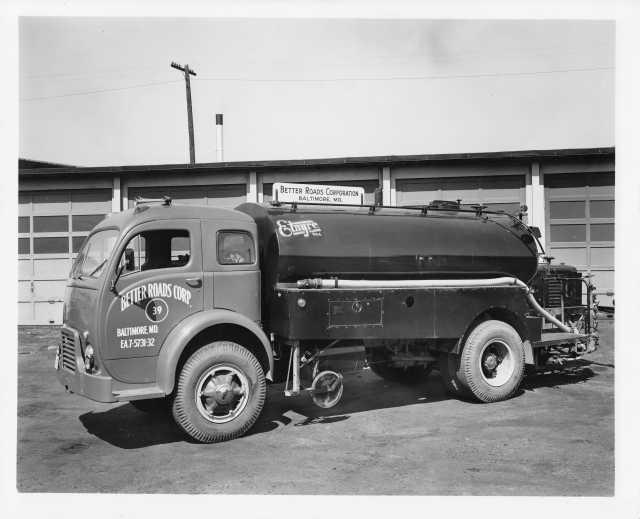 1950s White 3000 Series Truck Press Photo 0191 - Better Roads Corp - Baltimore
