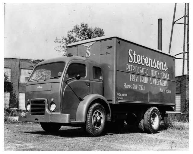1949 White 3000 Series Truck Press Photo 0204 - Stevensons Refrigerated Truck