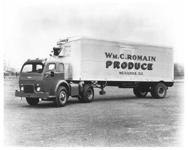 1949 White 3000 Series Truck Press Photo 0205 - Wm C Romain Produce - Menands NY