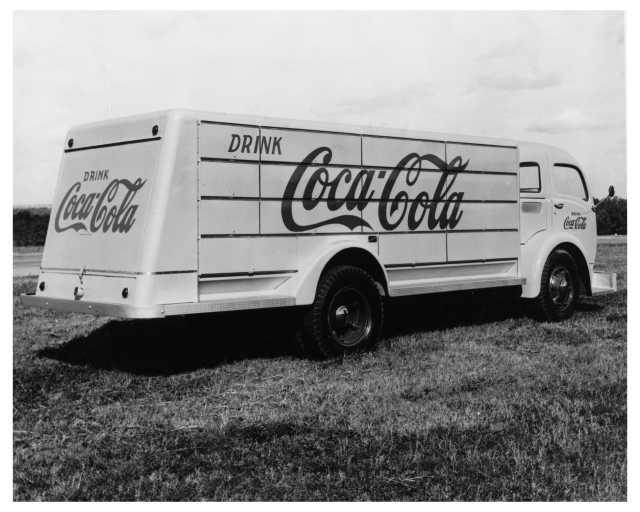 1950s White 3000 Series Truck Press Photo 0236 - Coca-Cola - Coke