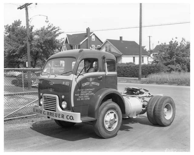 1950s White 3000 Series Truck Press Photo 0239 - Elmer C Breuer Co