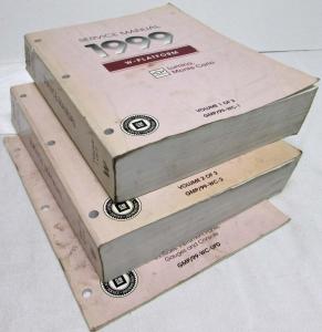 1999 Chevrolet Monte Carlo and Lumina Service Shop Manual Set Vol 1-2 & Update