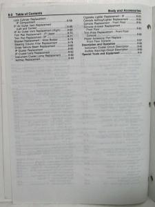 1999 Chevrolet Monte Carlo and Lumina Service Shop Manual Set Vol 1-2 & Update