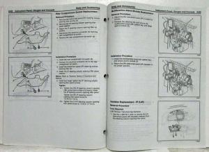 1999 Chevrolet Monte Carlo and Lumina Service Shop Manual Set Vol 1-2 & Update