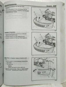 2000 Chevrolet Cavalier Pontiac Sunfire Service Shop Repair Manual Set Vol 1 & 2