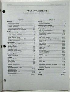 1999 Pontiac Bonneville Oldsmobile Eighty Eight Buick LeSabre Service Manual Set