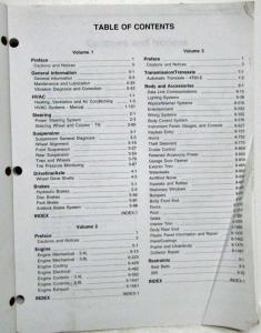 2000 Chevrolet Impala and Monte Carlo Service Shop Repair Manual Set Vol 1-3