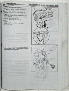 1998 Chevrolet Camaro Pontiac Firebird Service Shop Manual Set Vol 1-3 & Supp