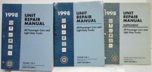 1998 Chevy Pontiac Oldsmobile Buick Cadillac GMC Transmission Overhaul Manuals