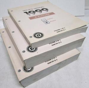 1999 Oldsmobile Aurora Buick Riviera Service Shop Repair Manual Set Vol 1-3