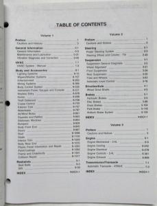 1998 Chevrolet Venture Pontiac Trans Sport Olds Silhouette Service Manual Set