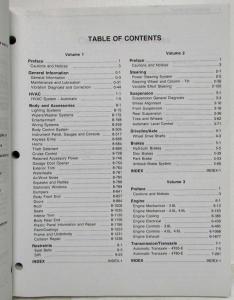 1998 Oldsmobile Aurora Buick Riviera Service Shop Repair Manual Set Vol 1-3