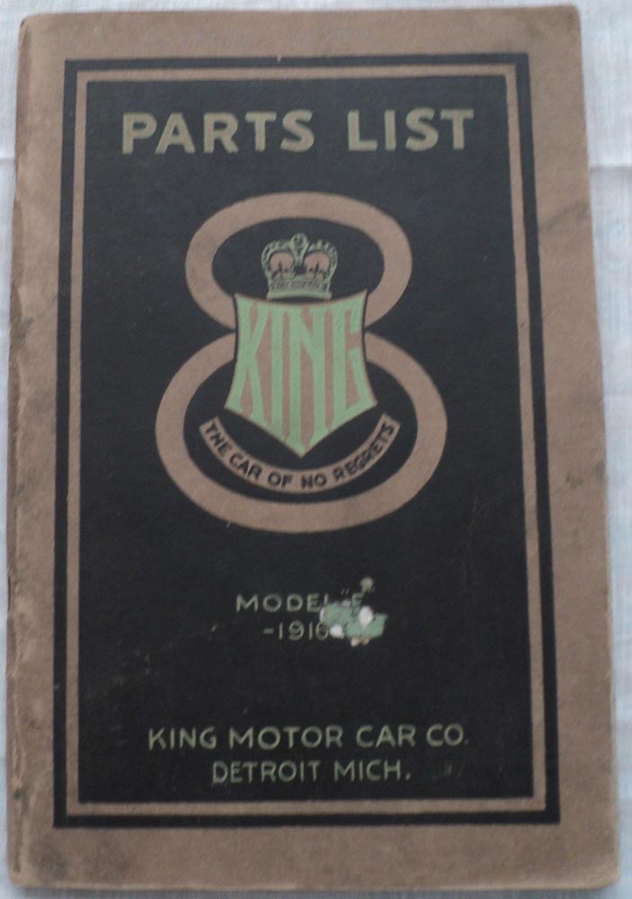 1916 King Motor Co Achievements booklet Pre 1916 Brass Era Original