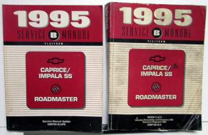 1995 Chevrolet Caprice Impala SS Buick Roadmaster Service Shop Manual Set