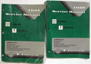 1997 Chevrolet Camaro Pontiac Firebird Service Shop Repair Manual Set Vol 1 & 2