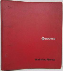 1967-1970? Rootes Sunbeam Arrow Service Shop Repair Manual - North America