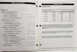 1985-1992 Isuzu Carb & Driveability Student Training Guide - Pup Trooper Amigo